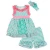 Import Wholesale Newest Spring Children Clothes Fashion Baby Girl Clothing Sets Adorable Kids Boutique Outfits from China
