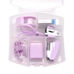 Wholesale Office Stationery Set for Adult, 8 in 1 Colorful Multi Function Mini Plastic Box Stationery Gift Set