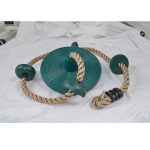 Wholesale  outdoor kids single swing  children plastic disk round monkey swing