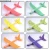 Import Wholesale  outdoor toys 48.5 CM Foam EPP Airplane Hand Throwing Plane with led light 7-color mixed from China