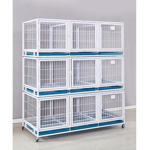 Wholesale pet shop dog kennels cages large animal hospital display cages