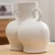 Wholesale porcelain flower vase for home decor modern  ceramic vase set design wedding centerpieces rough white vase