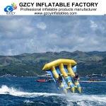 Wholesale price towable boat crazy sport game inflatable flying water ski tube