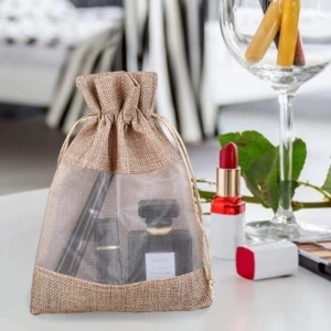 Wholesale Promotional Waist Bags Polyester Dust Filter Bag Gift Bag Transparent