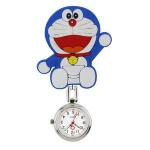 Wholesale quartz nurse pocket watch cartoon smiling face brooch watch