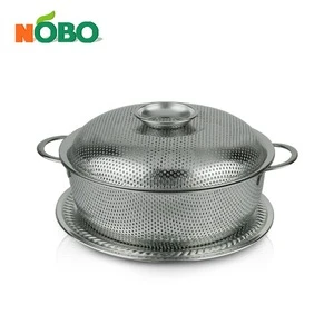 Wholesale stainless steel embossed storage tray with polishing and golden