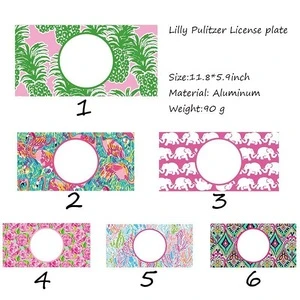 Wholesale Various Fancy Lilly License Plate