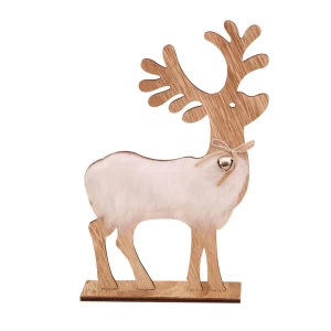 Wholesale Wooden Rustic Deer Miniature Home Decoration Accessories with  Christmas Ornaments Home Decoration