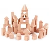 Wholesales Baby Beech Wooden Building Blocks For Kids Educational DIY toys