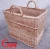 Import Willow wicker basket with pattern at front and Back with color,hanging bag storage basket wicker crafts from China