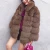 Import Women Faux Fox Fur medium Coat with collar from China