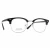 Import Women Round eyeglass frames for men Business metal half-rim eyeglasses frames Vintage Retro Glasses Black Clear Gray Eyewear from China