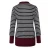Import Women&#039;s Long Sleeve Cardigans Plus Size Striped Snap Button Down Sweaters Loose Fit Striped Cardigans from China