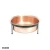 Import Wood Burning Copper Bowl Fire Pit With Heavy Duty Iron Stand from India