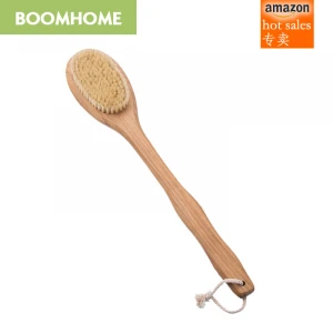 wooden bamboo Body Brush Massage Bath Shower Back Spa Scrubber Brush bath brushes,sponges &amp; scrubbers Rubbing deep cleaning