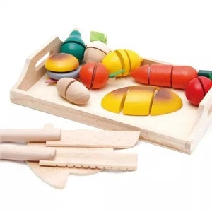 wooden cutting board toy food kitchen toy toys for children