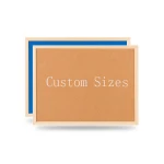 Wooden framed custom sizes cork bulletin felt notice board
