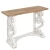 Import Wyldwood Wood Farmhouse Console Table/Rustic Brown andWhite from China