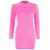 Import X87215B winter women clothes pure color stand collar ladies plush sexy slim dress from China