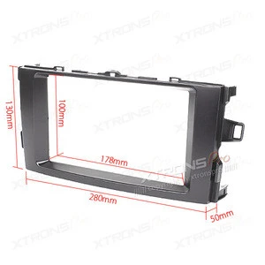 XTRONS 2 din car dvd player accessories Interior Car Radio Stereo Fascia Panel for toyota auris