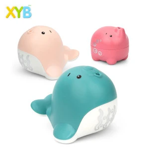 XYB Kids Bath Toy Shampoo Rinser Hand-held Shower Head bath toy animal kids animal bath toy