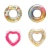 Import Yiwu Factory Manufacturer New Hot Selling Glitter Adult Swim Ring with Sequins Flamingo Heart Feather Tube Stock for Whole Sale from China