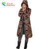 YIZHIQIU Hooded Warm Quilted Cotton Winter Coat Chinese Traditional Clothing For Women