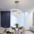 Import Zhongshan factory rings combination aluminum home decor ceiling hanging Chandelier pendant light from China
