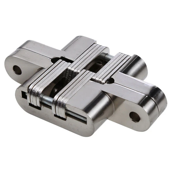 Zinc Alloy And Stainless Steel Invisible Concealed Cross Door Hinge Exterior Table Bed Flat Hing