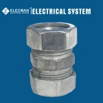 Zinc Die Cast Compression EMT Conduit couplings Steel Pipes Fittings