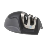Zorro Edge Grip 2-Stage Mini Knife Sharpener, Black