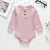 Import 0-24 M Toddler Baby Girls Clothes Pure Color Outfit Long Sleeve Cotton Romper Baby Cotton Clothing Bodysuits from China