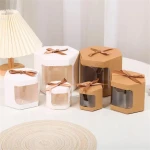 Convenient Closure Cake Box Packaging (Elegant Design) For Cakes & Candies