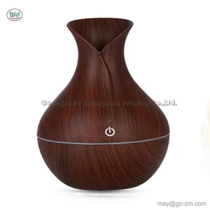 Air Humidifier USB Aroma Diffuser Mini Wood Grain Ultrasonic Atomizer Aromatherapy Essential Oil Diffuser For Home Office