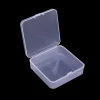 China Manufacturer Weisheng Square Plastic Transparent Jewelry Beads Tools Small Box