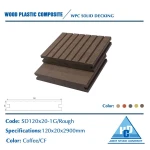 High quality Outdoor WPC Composite Solid Decking of Vietnam