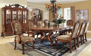 antique carving dining sets
