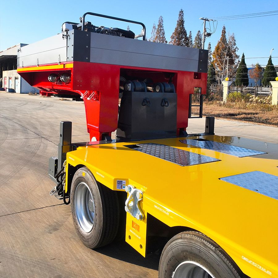 Detachable Rgn Buy 300-500 Tons Rgn Detachable Gooseneck Ship Transformer Hydraulic ...