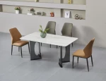 Rock Board Dining Table And Chairs, Support Customization