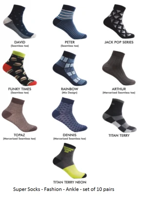 Men's socks- Fashion - Ankle.