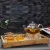 Import Cafeteria Breakfast Tea Wood Serving Tray Bamboo heart pine wood tray simple coffee table wooden wood tray rectangle from China