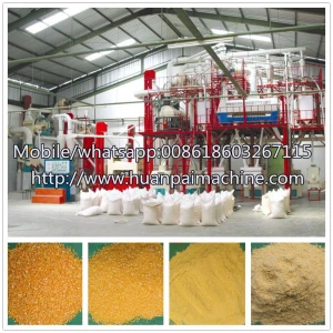Maize meal mill 50 Tons per day maize flour mill corn seed flour milling processing line