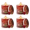 Wholesale 4-Pack Natural Soy Wax Scented Jar Candles – Extra Long Burn Time Aromatherapy Gift Set for Mother's Day, Bir