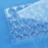 Sterile 24 well cell culture plate surface TC treated flat bottom