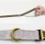 Import whosale brass metal buckle pure cotton + linen pet dog leash collar set from China