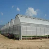 Multi Span Film Greenhouse with Shading and Ventilation System