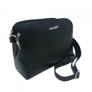 High Quality Custom Double Zip Crossbody Bag