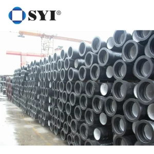 Factory Direct Sale Epoxy Coated Water Pressure Test C40 K9 Ductile Iron Socket Spigot Water Pipes
