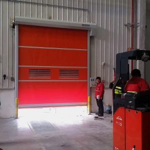 Automatic Commercial High Speed PVC Self Repairing Zipper Doors
