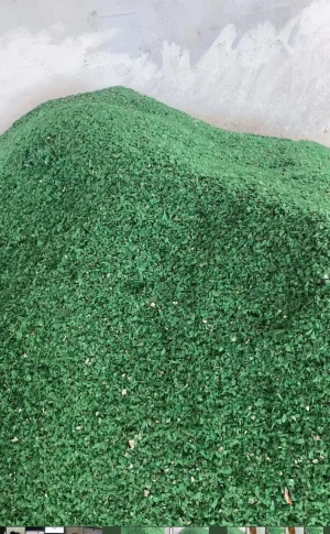 Unwashed Green PET Flakes